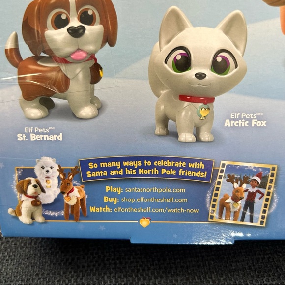 The Elf on the Shelf - Elf Pets Figures St. Bernard, Reindeer, Arctic Fox NIB - Picture 6 of 7